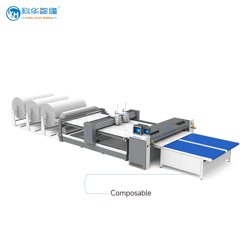 KH-V2A / DK2S Máquina de Acolchoamento de Dupla Agulha Totalmente Automática 3