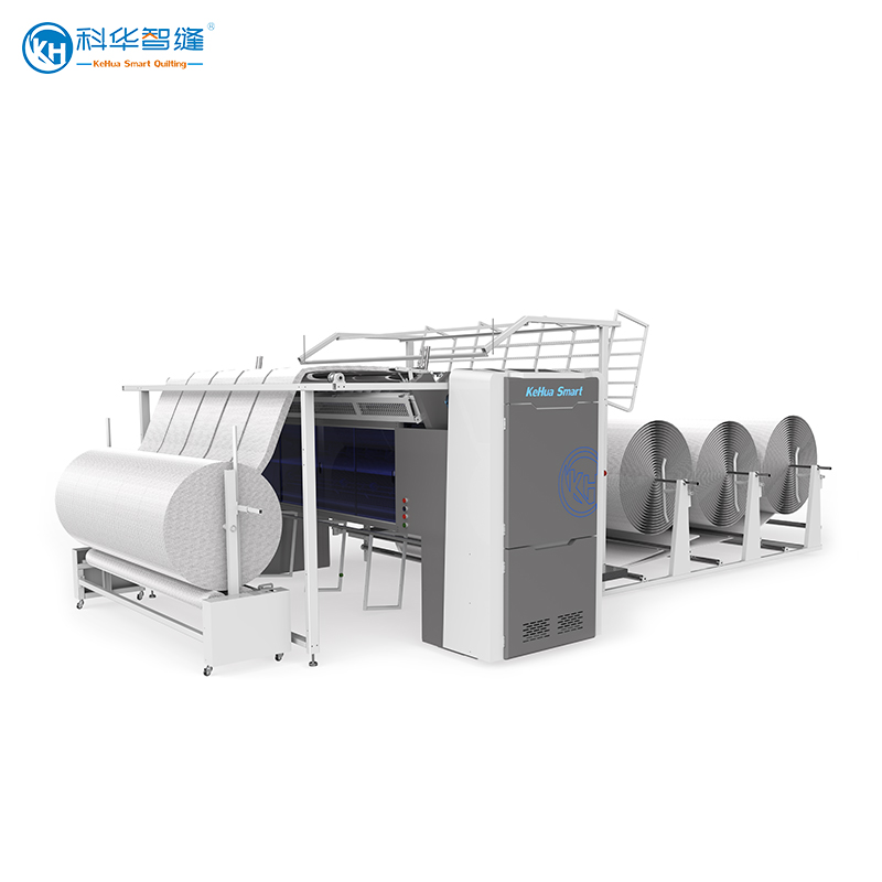 KH-420BD + SL  Máquina de Acolchoamento Multi-Agulhas de Alta Velocidade(Dispositivo de Corte Longitudinal) 2